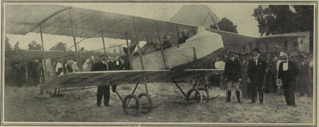 L'aereo Farman Balcanic di Olivier a Giza Image